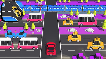Traffic Run ​- All Levels Gameplay Android,ios (Levels 143-147)
