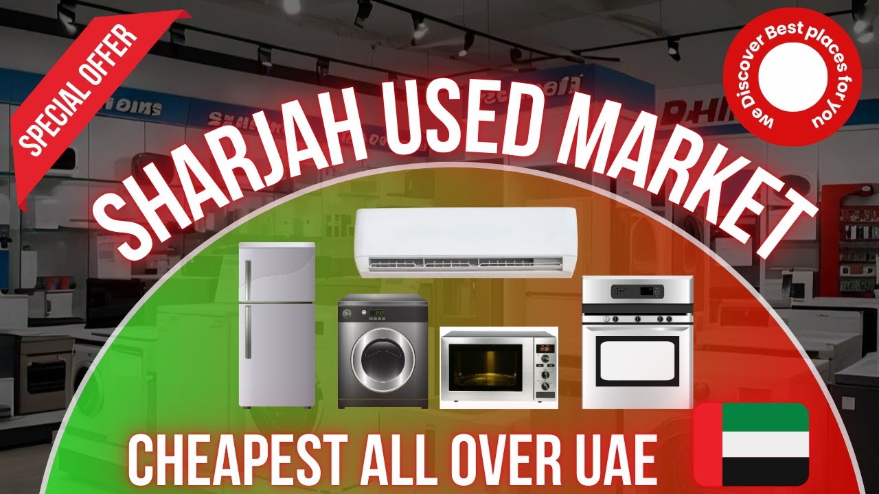 CHEAPEST USED AC MARKET IN UAE SHARJAH INDUSTRIAL AREA 6