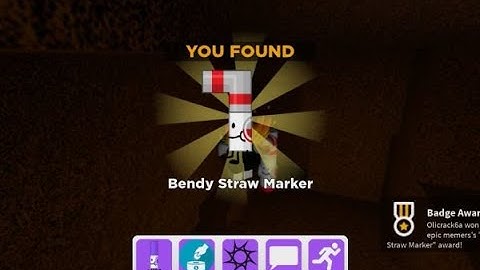 How to get BENDY STRAW marker in FIND THE MARKERS Roblox [ Updated 2025 ]