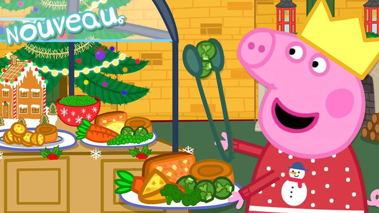 Les histoires de Peppa Pig 🥕 BUFFET DE NOEL 🎄 Épisodes de Peppa Pig