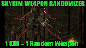 Skyrim but every kill RANDOMIZES my weapons