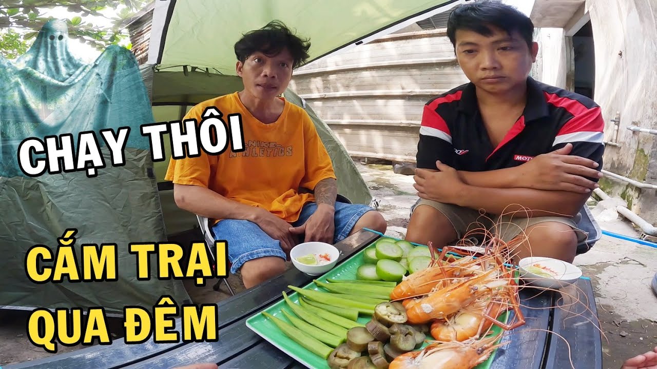 Thử thách cắm trại qua đêm cùng Anh Nhí Betta và cái kết chạy mất dép