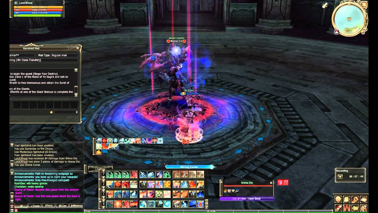 Lineage II Path To Awakening By LordOfHeal Naia Server YouTube