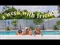 the most socializing I've done in 1.5 years + a summer week in Palm Springs | the sunshine diaries