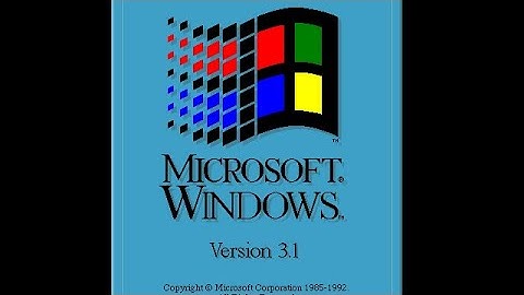 Windows 3.1x Startup and Shutdown Screen Evolution