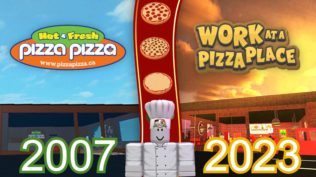 L Volution De Work At A Pizza Place 2008 2023 ROBLOX YouTube 