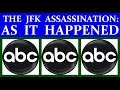 Abctv coverage of jfks assassination on november 22 1963