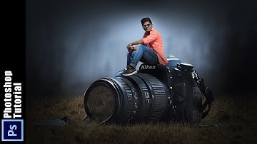 PHOTOSHOP MANIPULATION TUTORIAL  | Boy Love His Camera Photoshop Manipulation