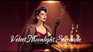 1950s Jazz Lounge  Velvet Moonlight Serenade  Nostalgic Female Vocal