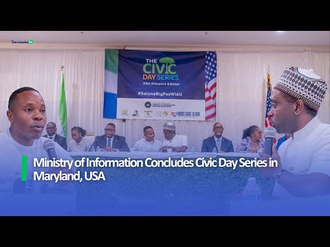 Ministry of Information Concludes Civic Day Series in Maryland, USA