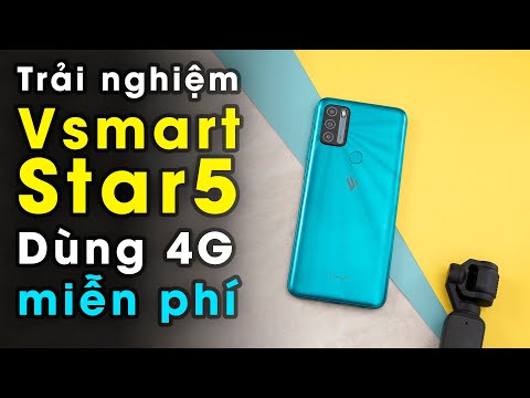Trên tay Vsmart Star 5: Sim ảo dùng 4G miễn phí 18 tháng, Gcam
