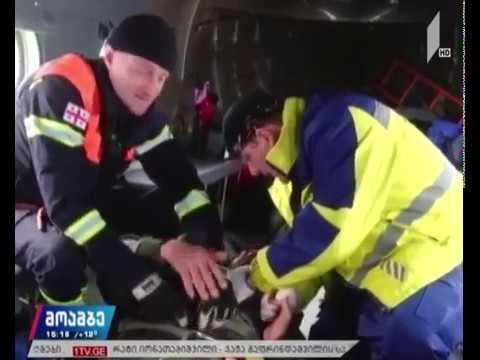 მაშველებმა ლენტეხში მამაკაცი გადაარჩინეს