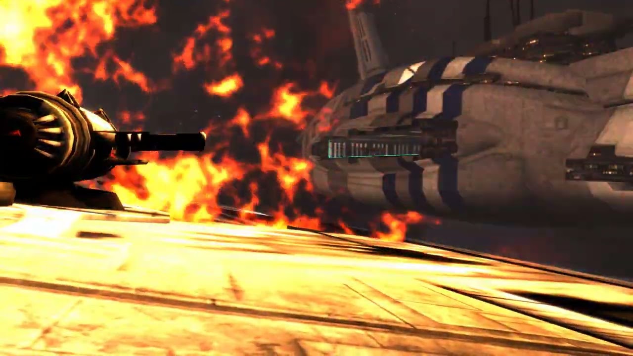 (SFM) Star Wars Animations Invisible Hand Vs Republic Ship (Venator)