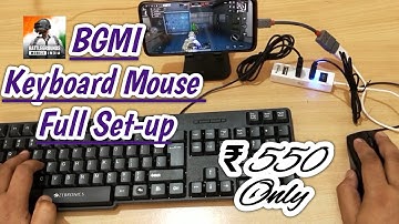 bgmi keyboard and mouse setup | 550 rs only 🔥🔥
