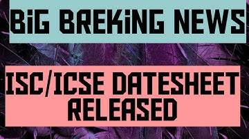 Big Breaking news/ICSE Datesheet on cicse.org par he,meri community par bhi he@tej guiding guru