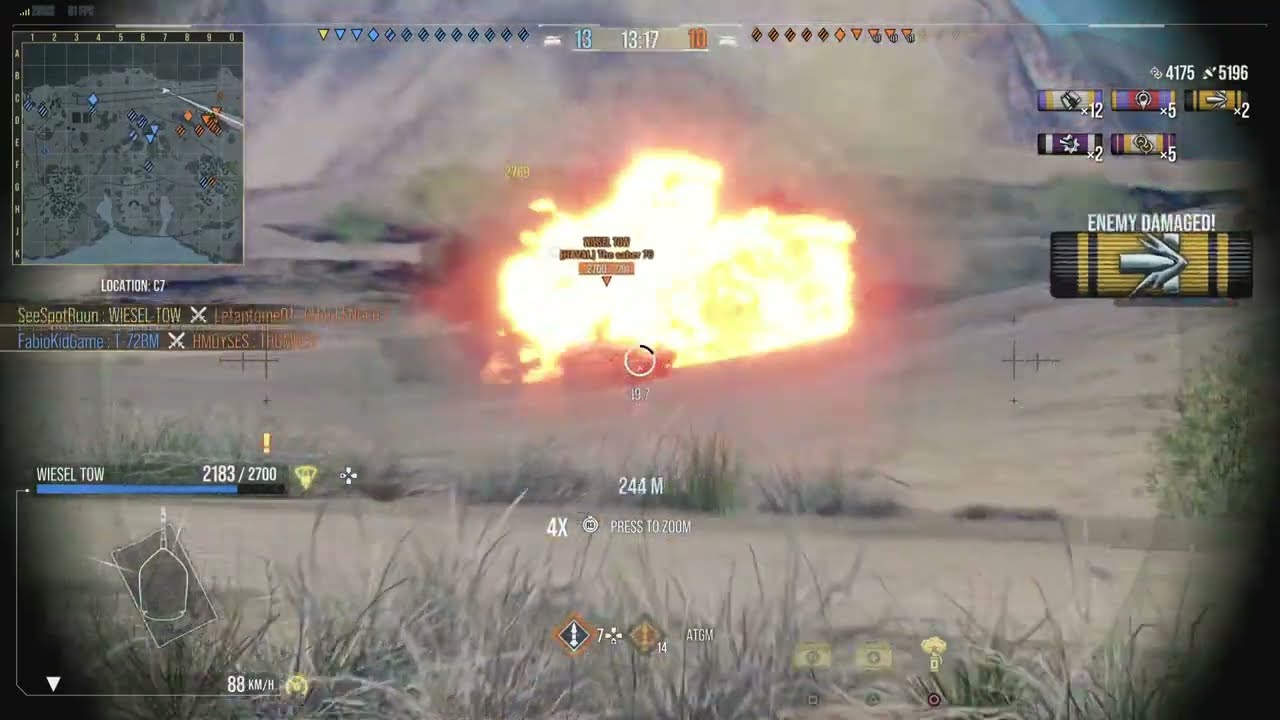 Wiesel Long Distance 1 Shot While on the Move 