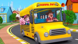 Wheels On The Bus | A Musical Bus Ride For Toddler | New Kids Cartoon | The Kids Show