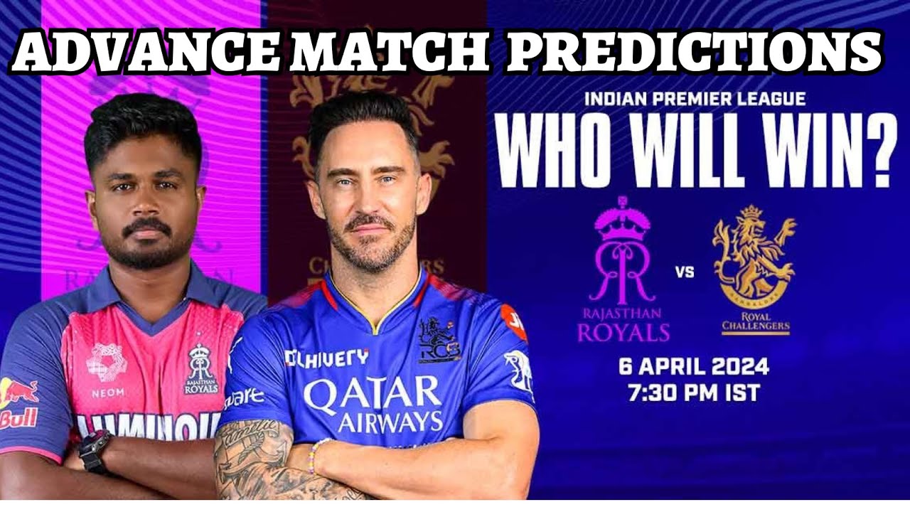 IPL 2024 Match 19: RR vs RCB - Playing XI, Pitch Analysis, and Match Projections