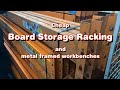 Racking and workbench options for the new workshop