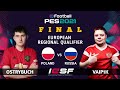 FINAL IESF EUROPEAN REGIONAL QUALIFIER PES 2021 | OSTRYBUCH (POLAND) VS VAIP1K (RUSSIA)