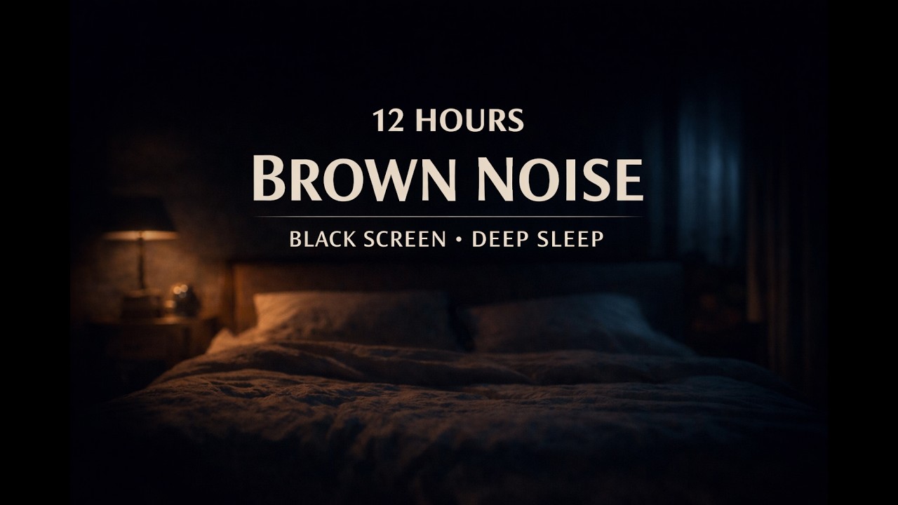The Brown Noise That Puts You to Sleep Instantly 😴 | Black Screen