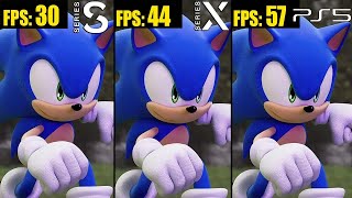 Xbox Series S vs. Series X vs. PlayStation 5 Comparison | Sonic Frontiers Loading, Graphics & FPS