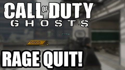 Perfect Timing RAGE QUIT! (COD Ghosts) by Whiteboy7thst