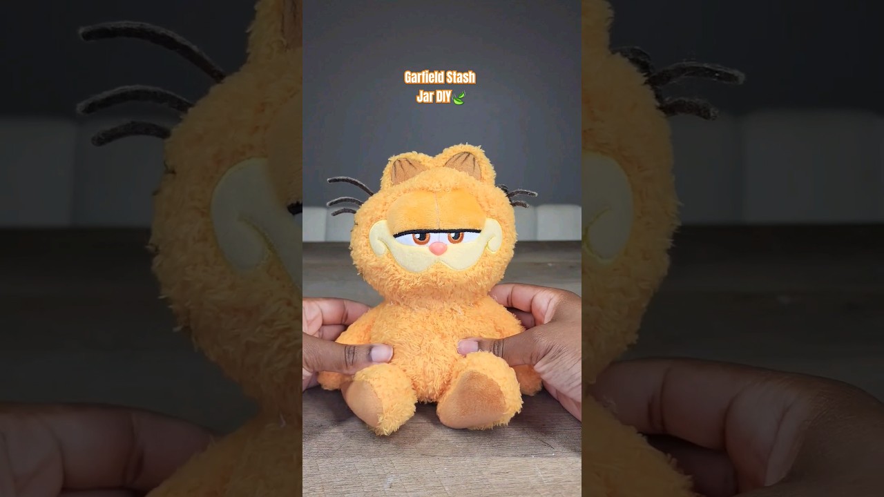 Garfield Stash Jar DIY!!🍃