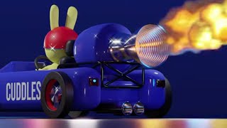 CUDDLES&#39; CAR WITH FIRE EXHAUST - HTF 3D