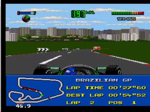 F1 World CE.Sega.1 место.Режим Hard.Прохождение Formula 1.Формула 1.