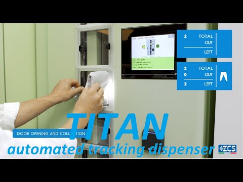 Titan 800: Automated Clothes Dispenser & Tracking System for Hospitals, Factories & More.