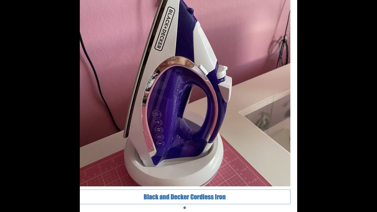 Black and Decker Cordless Iron Review 