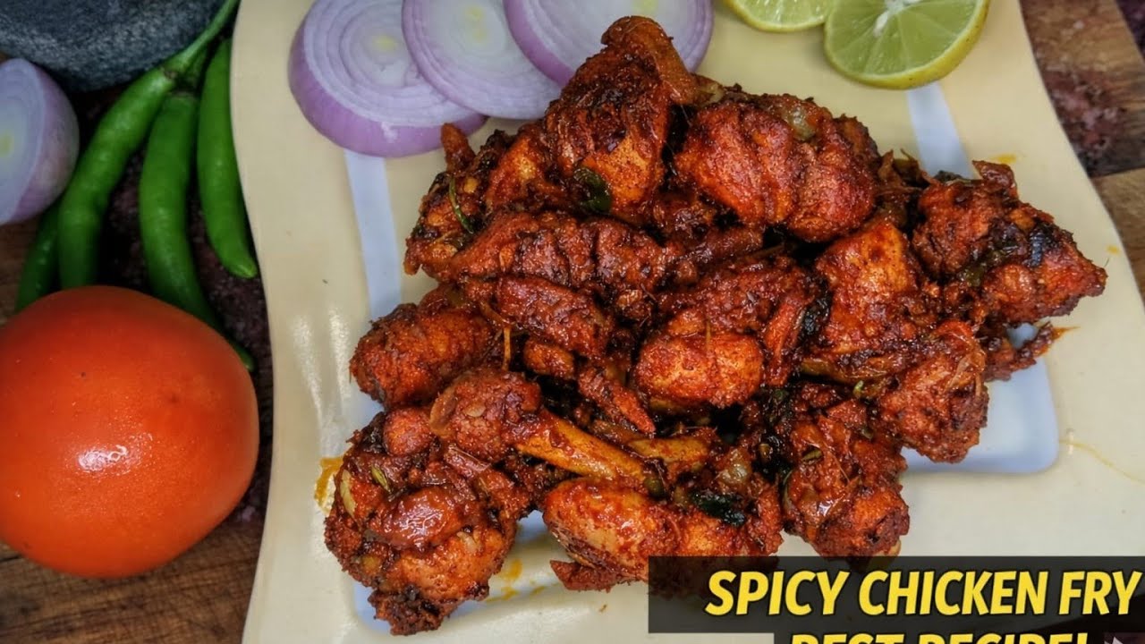 ఈ చికెన్ ఫ్రై రుచి చూస్తే అదిరిపోతుంది 😋 chicken fry in Telugu👌🏿chicken వేపుడు 