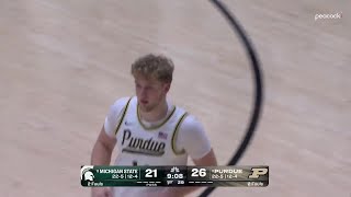 Jack Benter Connects From Deep vs. Michigan State | Purdue Basketball