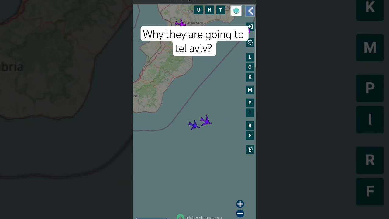 Boeing 747 e4b doomsday and French military Airbus flying together to Israel 🤔 