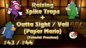 RPG Maker Tutorial Preview: Raising Spike Traps + Paper Mario
