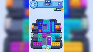 Color Block Jam Level 488 Walkthrough Solution