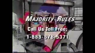 Majority Rules ticket plug, 1996