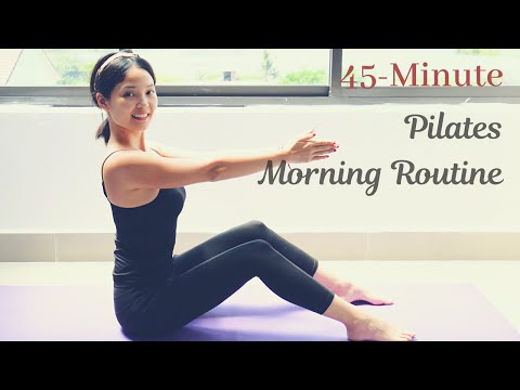 💚 Perfect Full Body Morning Routine| 45 Minute Pilates Workout With Hannah
