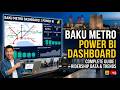 Power BI ilə Bakı Metrosunun real analizi