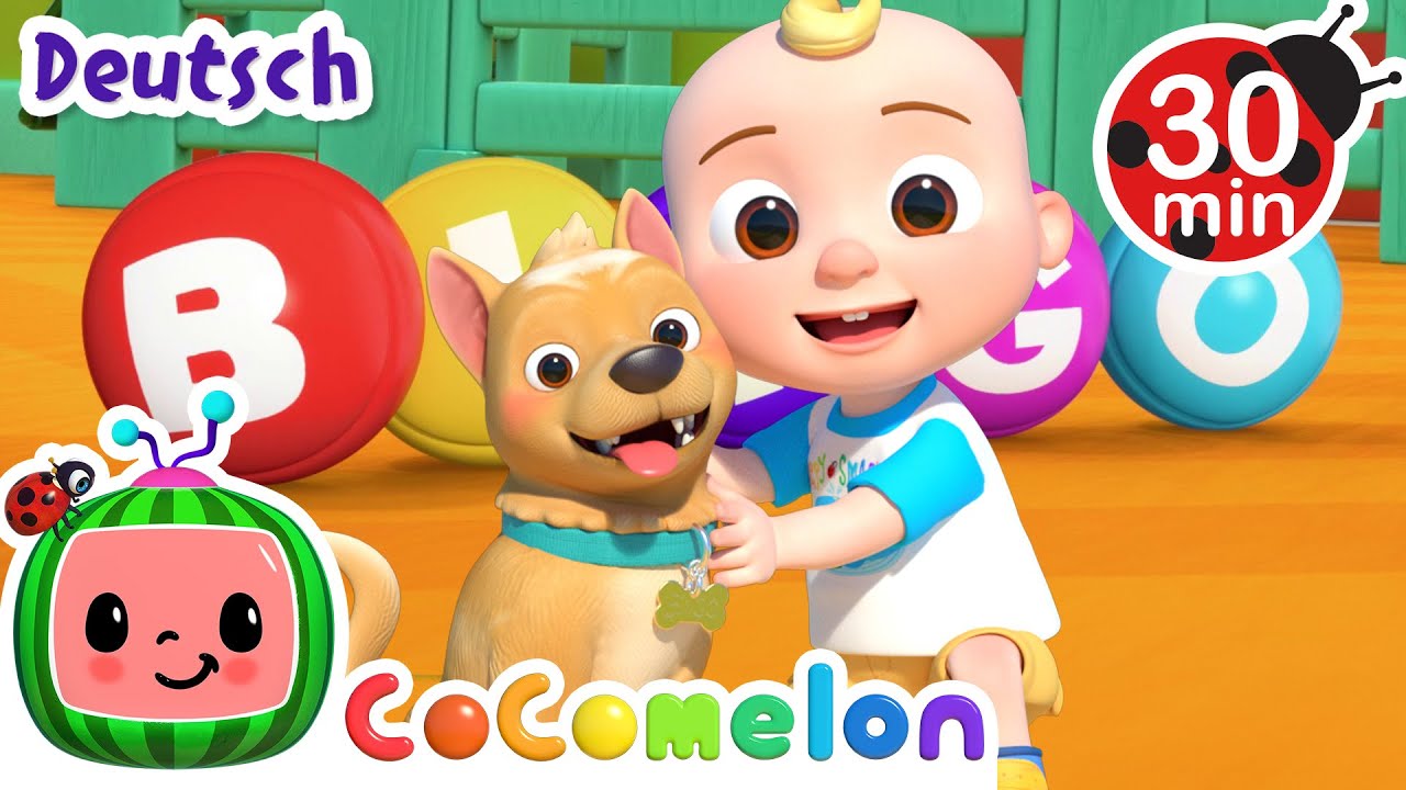 Mein Hund heißt Bingo | CoComelon - JJ's Animal Time Deutsch | Cartoons und Kinderlieder