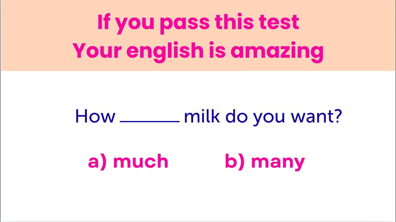 English Grammar Quiz That 90% of People Fail --- Quiz 1