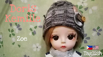 BJD Doris Kamiile 30cm 1/6 scale "Zoe" doll Unboxing and Review (Tagalog English)