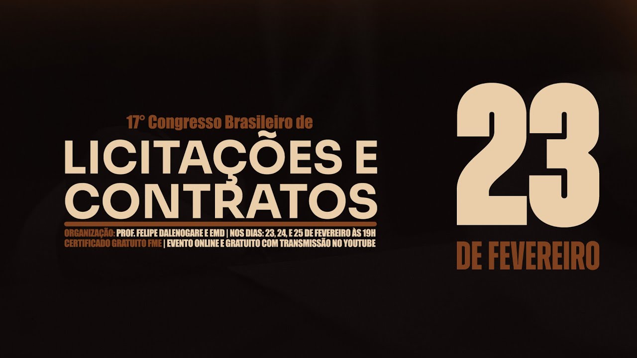 17º Congresso Brasileiro de Licitações e Contratos
