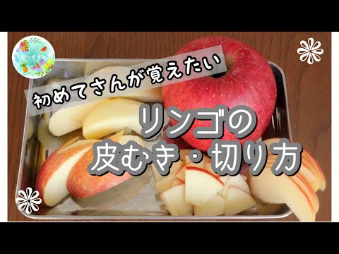 【初心者向け】りんごの皮むき・切り方/料理のプロが上達するコツや可愛いウサギの作り方を教えます