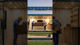 Shipping Container Man Cave Conversion  #containerconversion #shippingcontainer