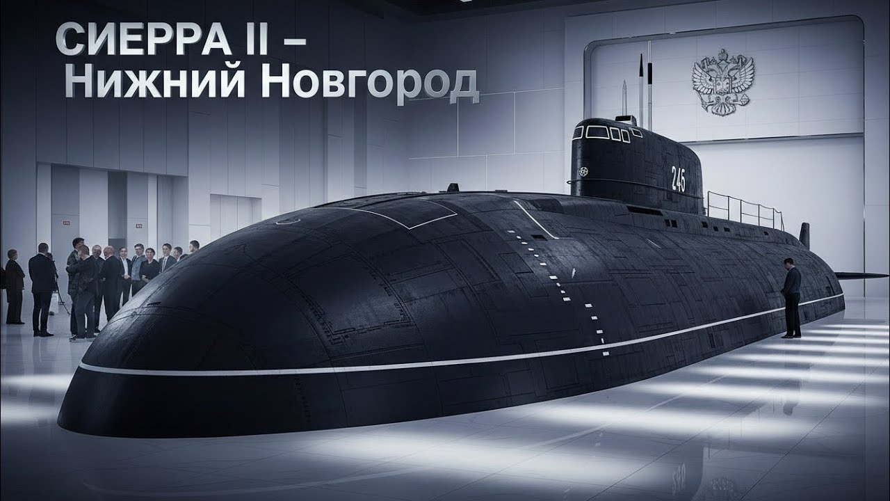 🔥 СИЕРРА II – НИЖНИЙ НОВГОРОД | СЕКРЕТНАЯ РУССКАЯ АТОМНАЯ ПОДВОДНАЯ ЛОДКА 😱 РАЗГЛАШЕНА! 🔥