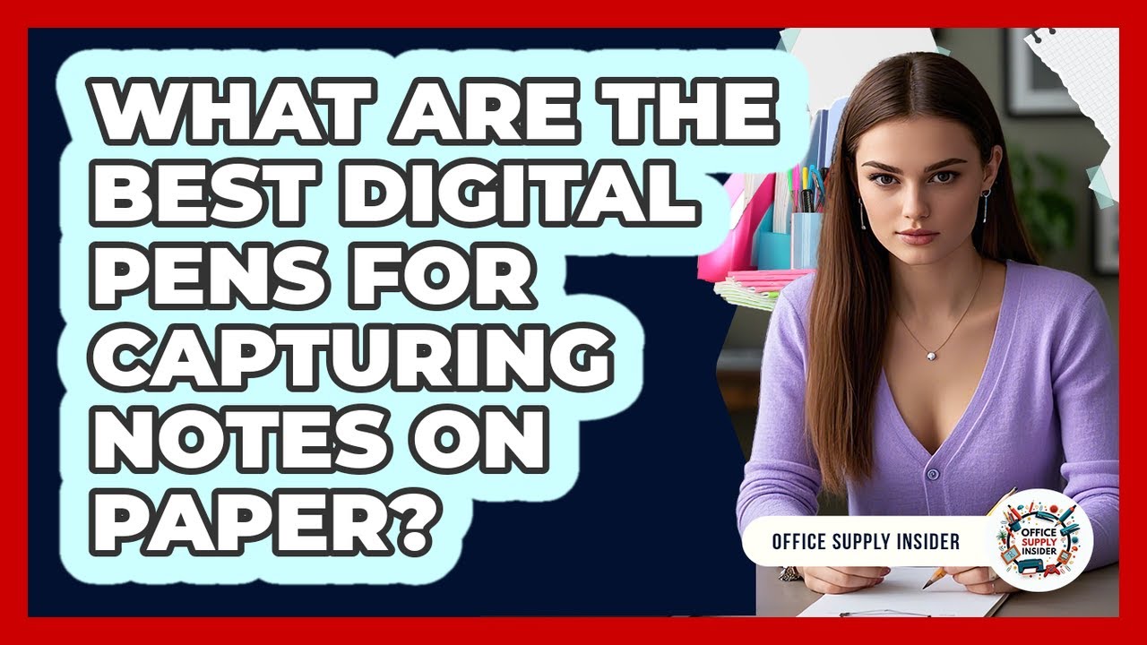 What Are The Best Digital Pens For Capturing Notes On Paper? - Office Supply Insider
