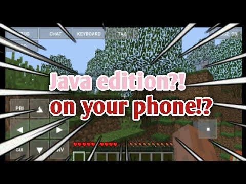 Java edition on your phone!! | Minecraft java On Phone | - YouTube