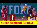 #9 LSU vs #8 Stanford Softball Highlights, 2024 NCAA Super Regional Game 3